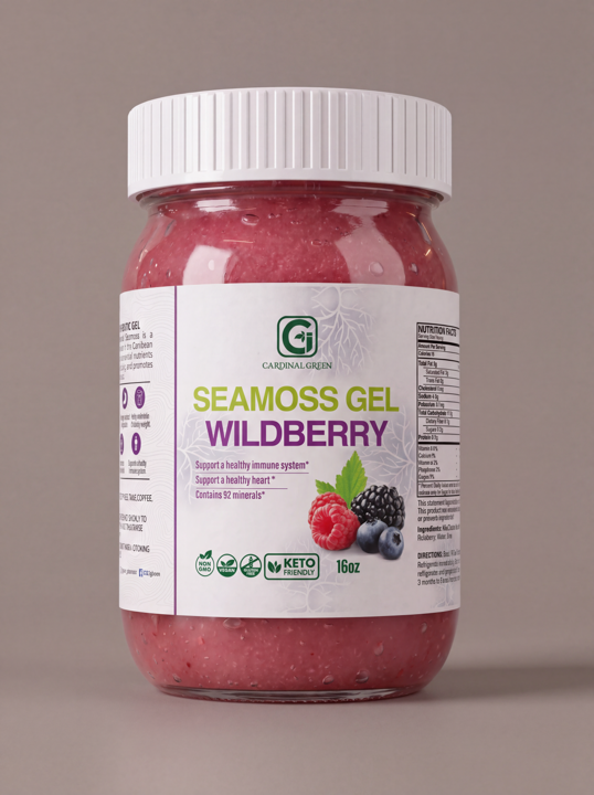 Wildberry SeaMoss Gel, 16oz